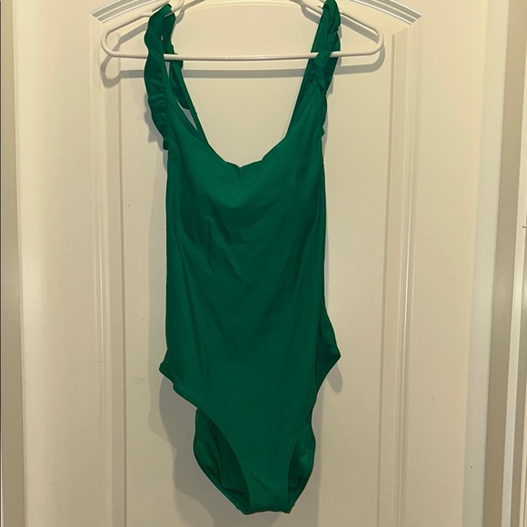 Aerie, Emerald Green One-Piece Swimsuit, L - Picture 2 of 8